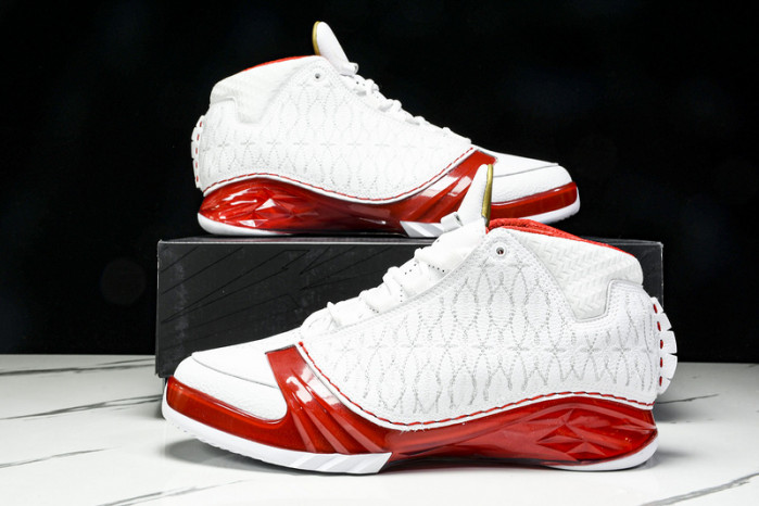 Jordan 23 White Varsity Red  - 318376-161