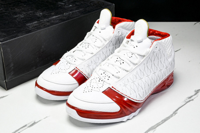 Jordan 23 White Varsity Red  - 318376-161