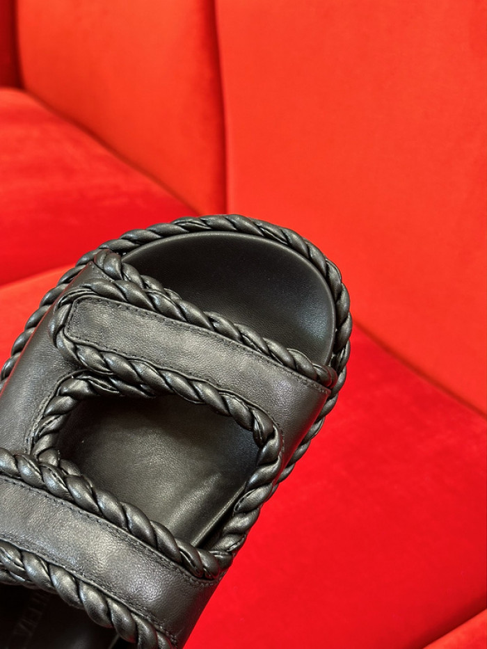 B**OTTEGA V*ENETA  SLIDE copshoe BVS_04 all black