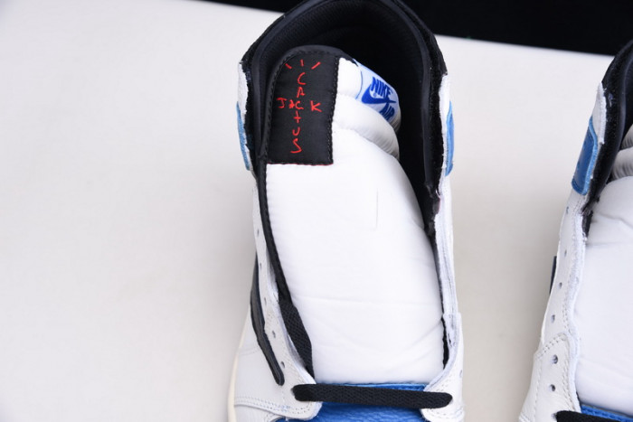 AIR JORDAN 1 TRAVIS SCOTT WHITE BLUE AND BLACK DH3227-105