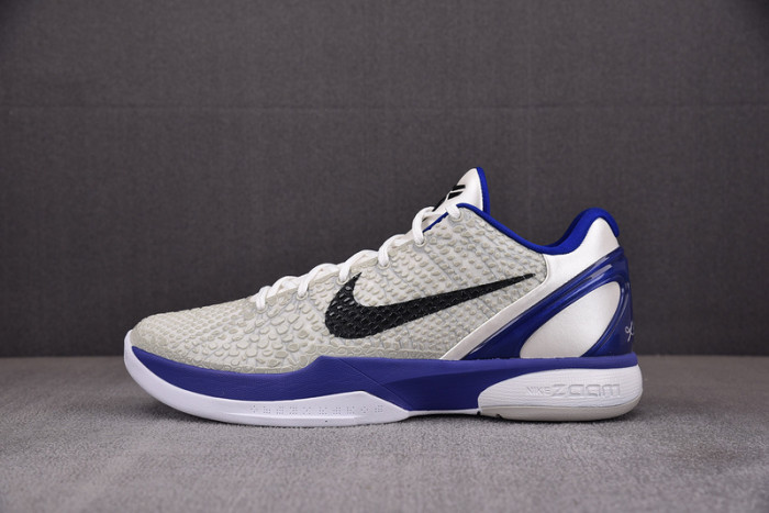 Nike Zoom Kobe VI Protro 6 White Royal Black 436311-100