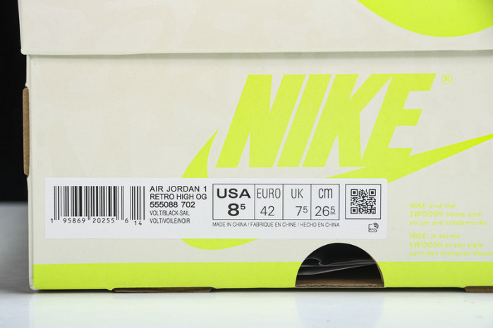Air Jordan 1 Volt Visionaire 555088-702