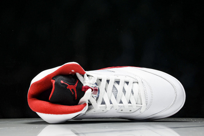 Air Jordan 5 Fire Red Black Tongue 2025 HQ7978-101