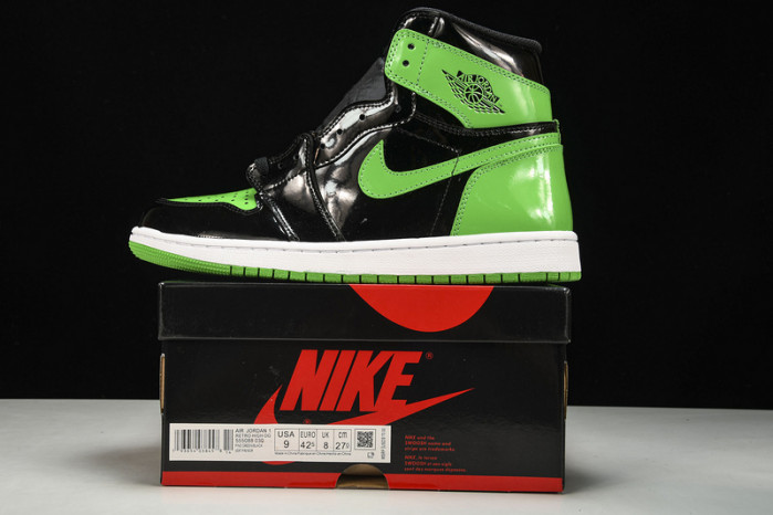 Air Jordan 1 High OG Patent Pine Green   555088-065