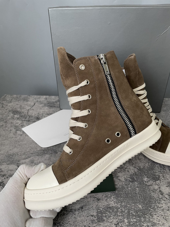 RICK OWENS SNEAKERS COPSHOE OR-high top 11