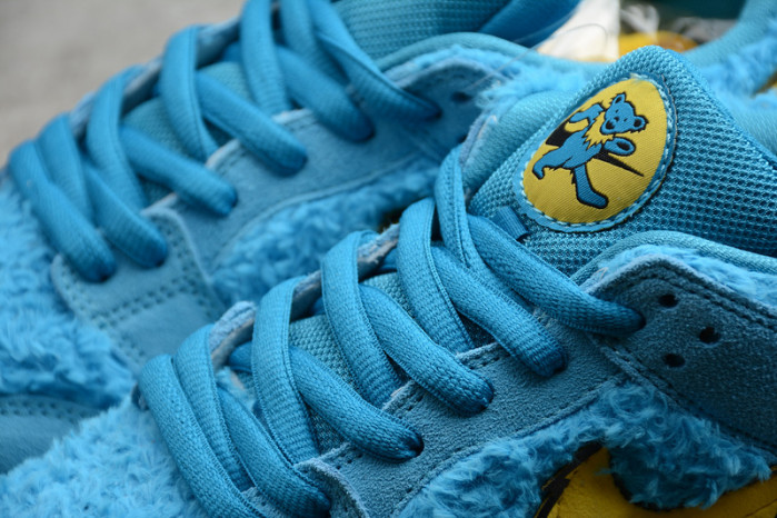 Grateful Dead x Nike SB Dunk Low "Blue  Bear"-CJ5378-400