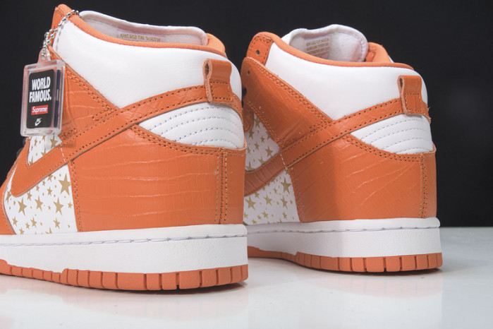 Nike Dunk High Pro SB S*UPRE*ME  orange -307385-181