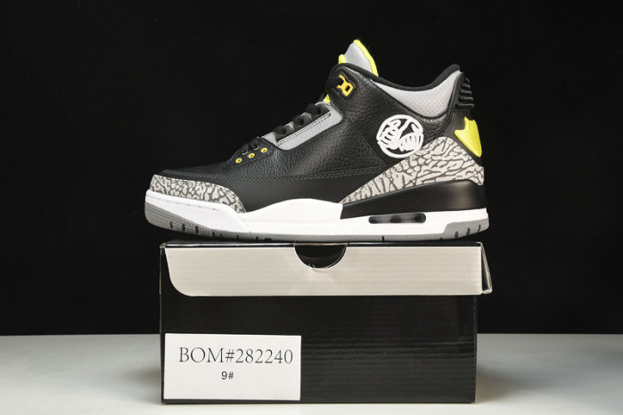 Jordan 3 Retro Oregon Ducks Pit Crew Black  HO11-MNJDLS-5