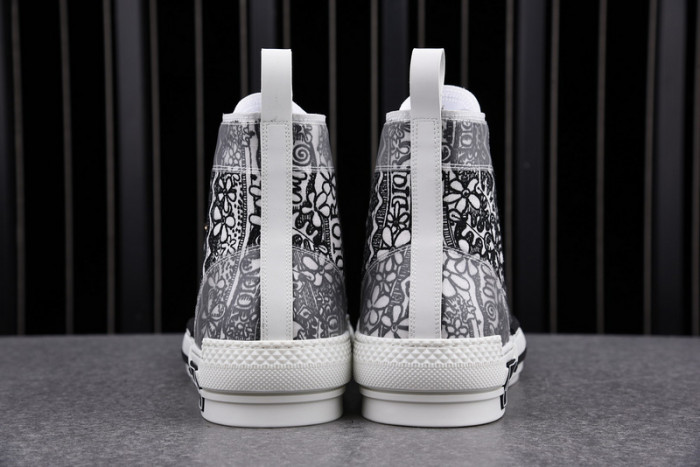 D1R* B23 OBLIQUE HIGH TOP SNEAKERS  KICKZE DR-11