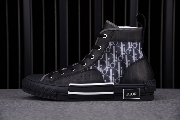 D1R* B23 OBLIQUE HIGH TOP SNEAKERS  KICKZE DR-8