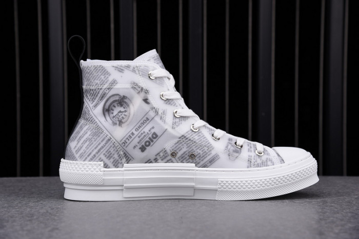 D1R* B23 OBLIQUE HIGH TOP SNEAKERS  KICKZE DR-7