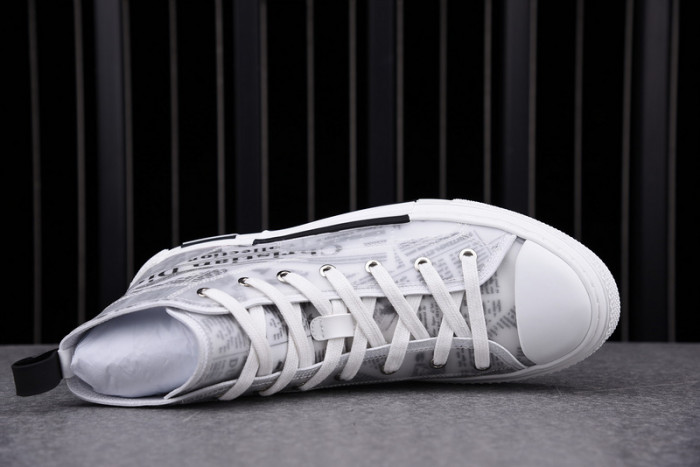 D1R* B23 OBLIQUE HIGH TOP SNEAKERS  KICKZE DR-7