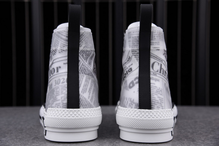 D1R* B23 OBLIQUE HIGH TOP SNEAKERS  KICKZE DR-7