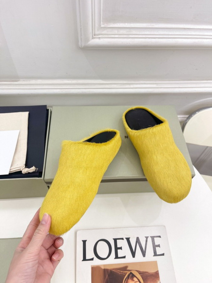 MA SLIDE YELLOE FUSSBETT SABOT LOAFERS COPSHOE MAR-03