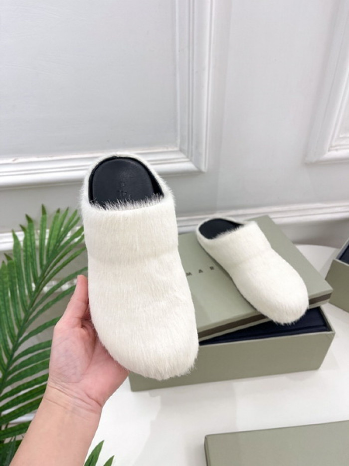 MA SLIDE  WHITE FUSSBETT SABOT LOAFERS COPSHOE MAR-05