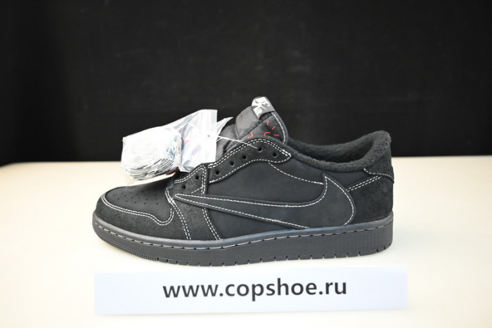 Travis Scott x Air Jordan 1 Low OG  Black/Phantom  DM7866-001
