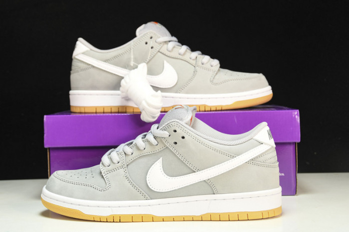 Nike SB Dunk Low Pro ISO Orange Label Wolf Grey Gum  DV5464-001