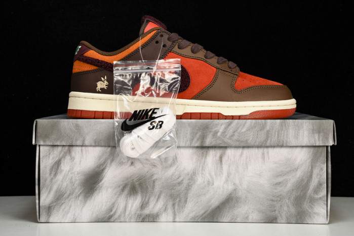 Nike Dunk Low Retro PRM Year of the Rabbit Light Crimson  FD4203-661