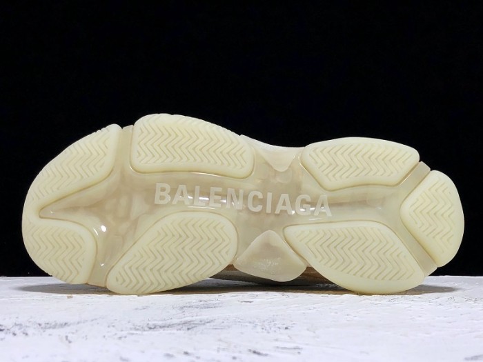 BL TRIPLE S TRAINERS CLEAR SOLE gold and white  541624  W09O1 9005