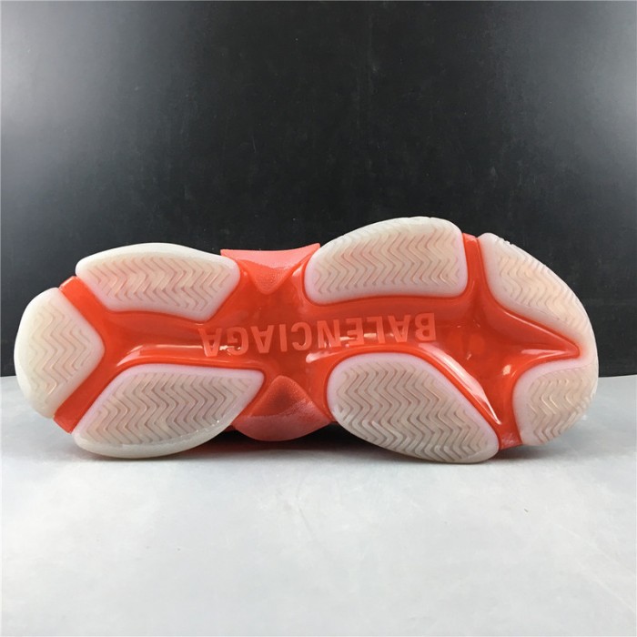 BL TRIPLE S TRAINERS CLEAR SOLE  RED  GREY   541624  W09OH  1010