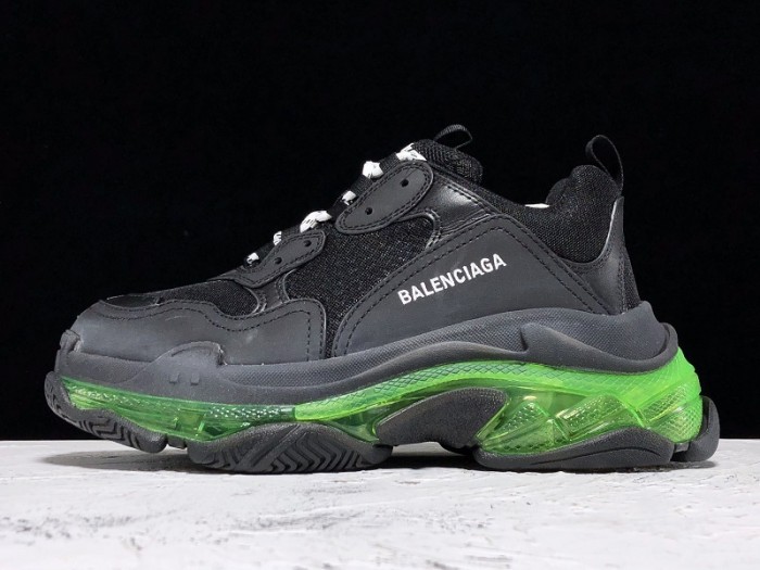 BL TRIPLE S TRAINERS CLEAR SOLE BLUE ADN RED 541624  W09O1 3861