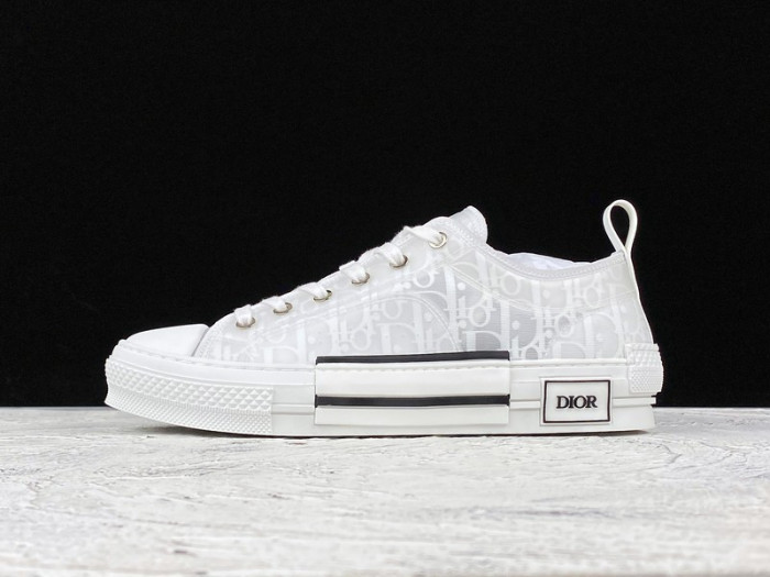 D1R* B23 OBLIQUE LOF TOP SNEAKER white T00853H059