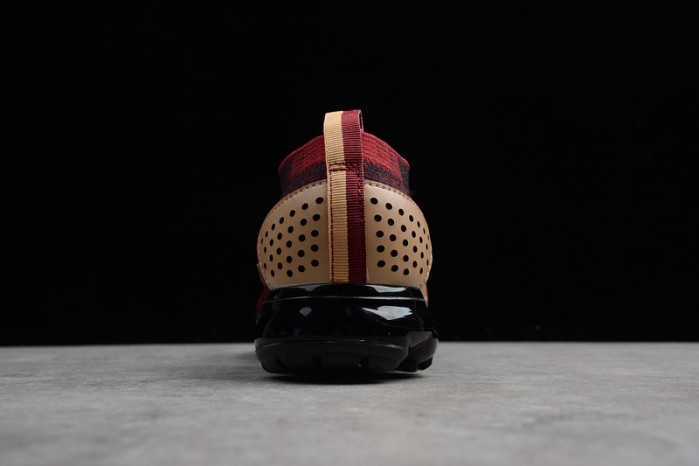 Nike Air VaporMax Flyknit 2 NRG Team Red Vachetta Tan AT8955 -600