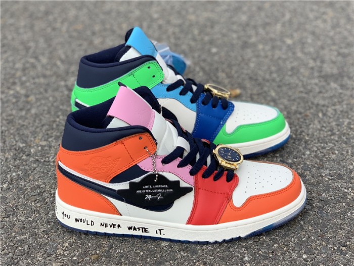 Jordan 1 Mid SE Fearless Melody Ehsani  - CQ7629-100