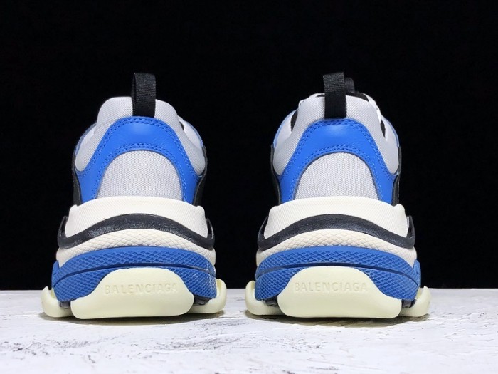 BL TRIPLE S TRAINERS CLEAR SOLE B;ACK BLUE  WHITE   541624  W09OH  1007