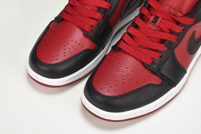 Jordan 1 Low Black Gym Red - 553558-610