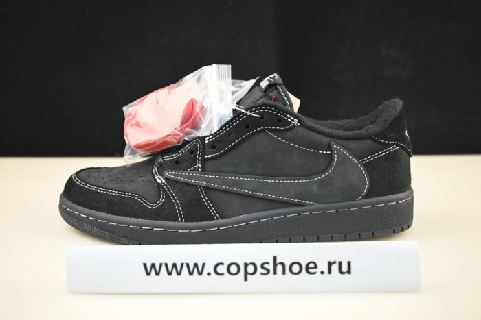 Travis Scott x Air Jordan 1 Low OG  Black/Phantom  DM7866-001