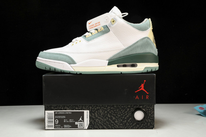 Air Jordan 3 white green  CT8532-130