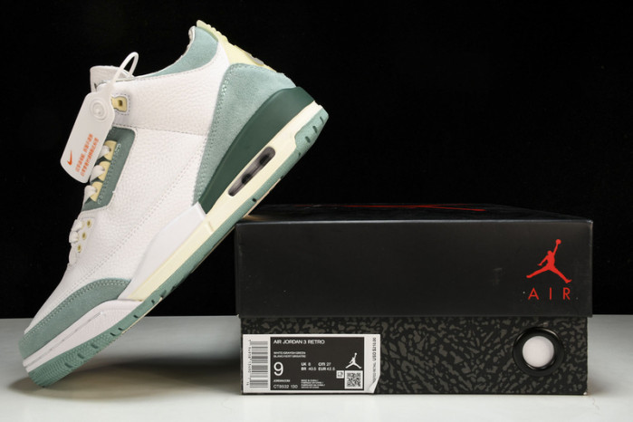 Air Jordan 3 white green  CT8532-130