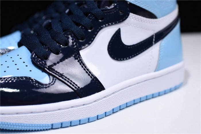 Air Jordan 1 UNC Blue Chill Patent   Leather CD0461-401