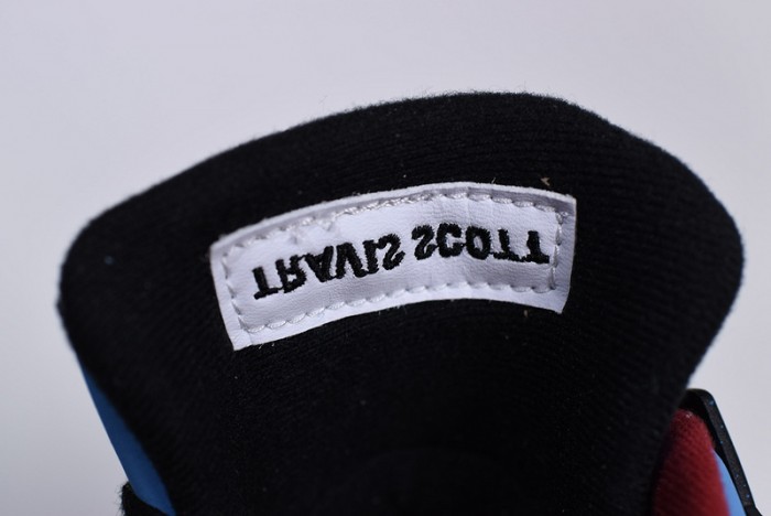 Travis Scott x Air Jordan 4 “Houston Oilers”  University Blue 308497-406
