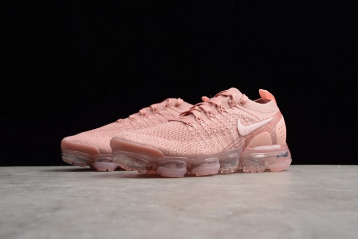 NIKE AIR VAPORMAX FLYKNIT 2 “RUST PINK” womens 942843-600