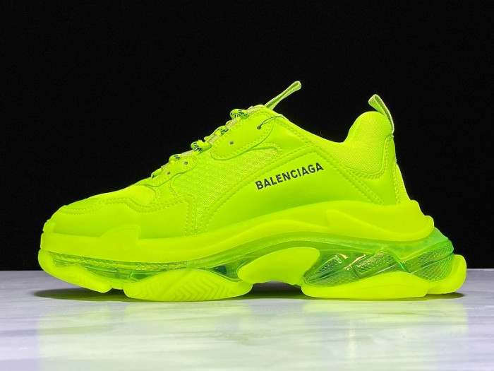 BL TRIPLE S TRAINERS CLEAR SOLE FLLO YELLOF  541624 W09O1 9002