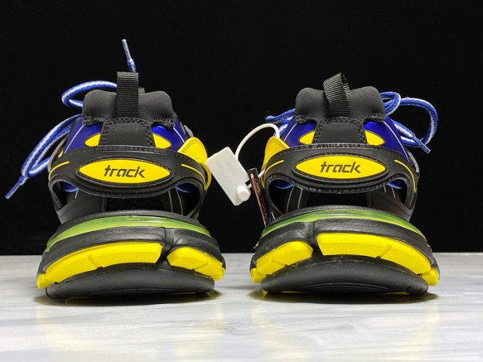 BL SNEAKER TESS.S.GOMMA BLACK FLUORESCENT YELLOF BLUE 542023 W1GB8 3443