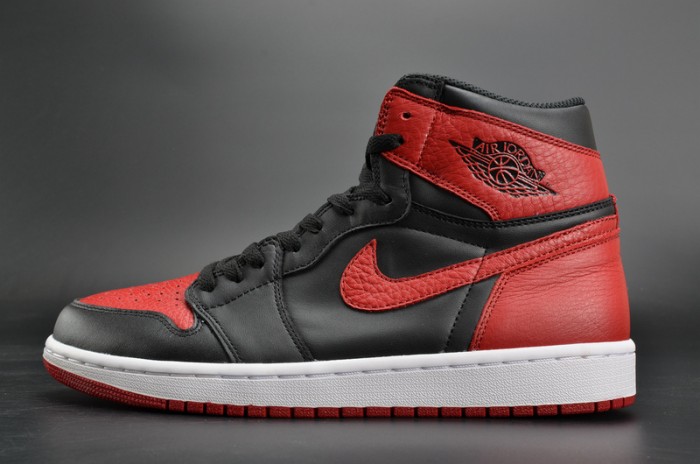 Air Jordan 1 Retro High OG “Banned” red mens  555088-001