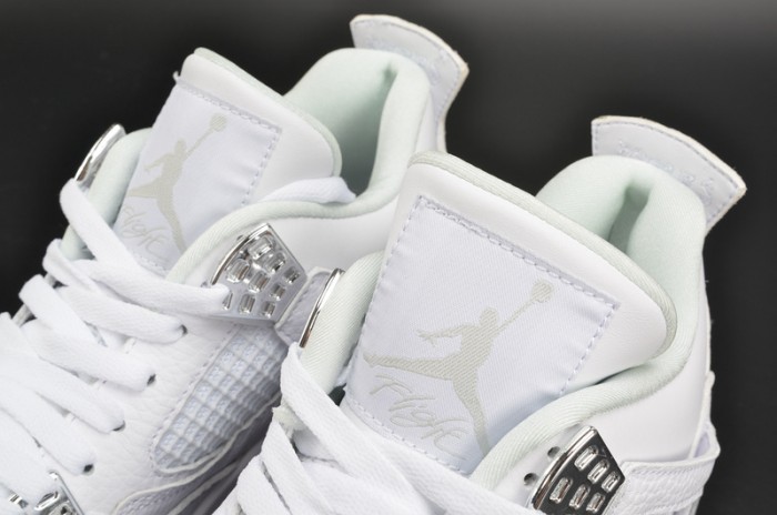 Air Jordan 4 Retro “Pure Money”  white mens 308497-100