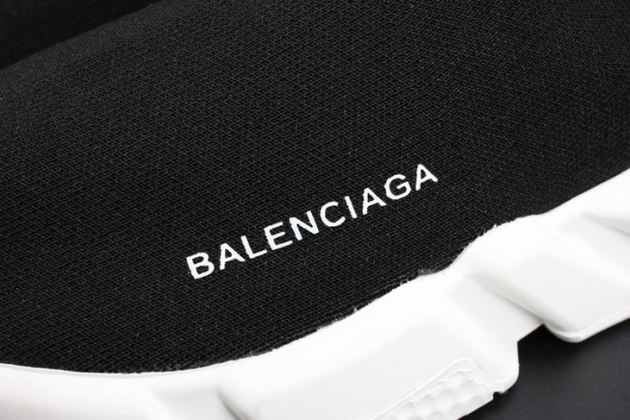 BL Stretch Mesh High Top Sneaker Black White