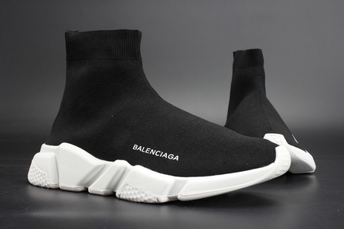 BL Stretch Mesh High Top Sneaker Black White