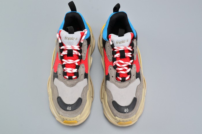 BL TRIPLE S TRAINER RED/ BLUE/ YELLOF 490673-W06E3-4365