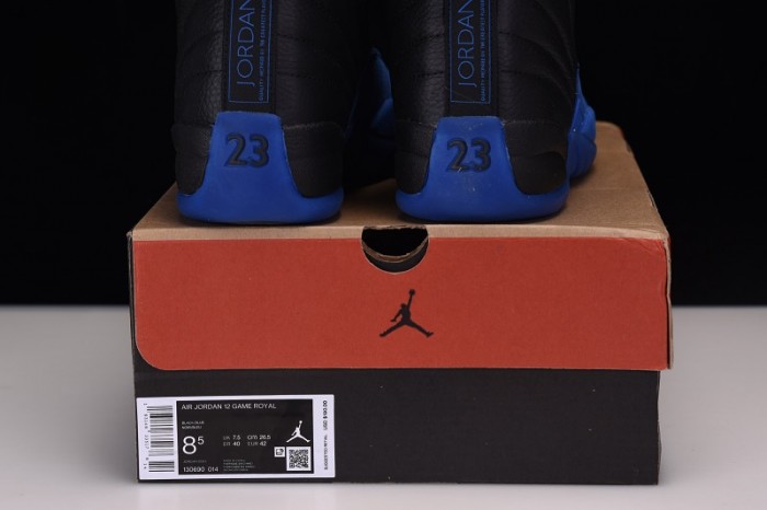 Jordan 12 Retro Black Game Royal - 130690-014