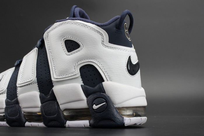 Nike Air More Uptempo “Olympic” White/Midnight Navy mens 414962-104