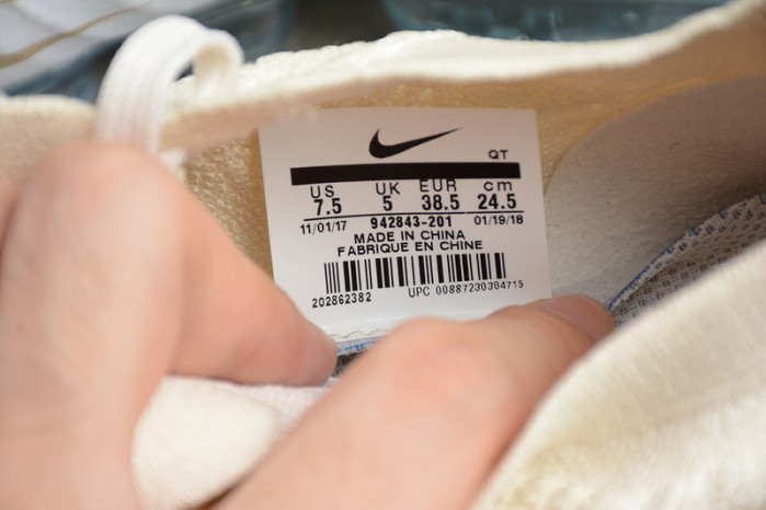 Nike Womens Air Vapormax Flyknit 2.0 Light Cream 942843-201