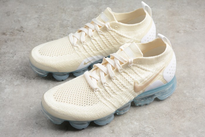 Nike Womens Air Vapormax Flyknit 2.0 Light Cream 942843-201