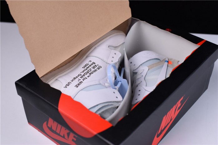 OF Air Jordan 1 Retro High White AQ0818-100