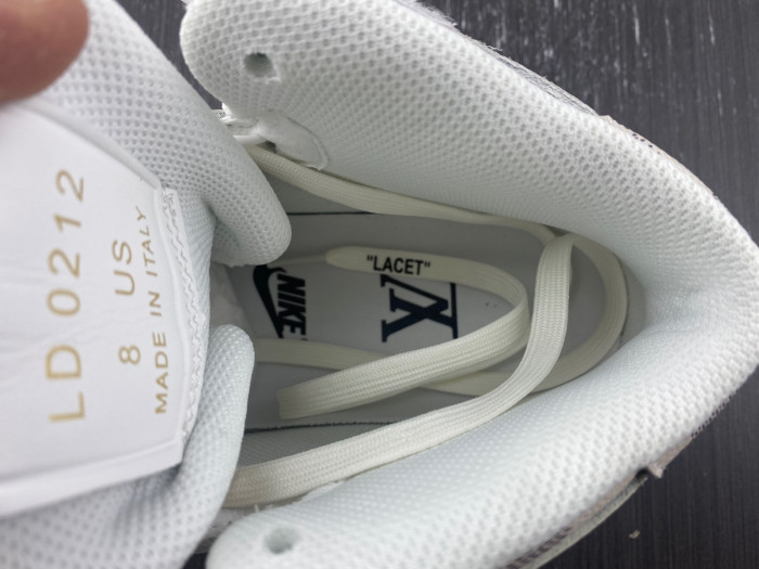 l**is V*t*n nike air force 1 mid by virgil abloh graffiti