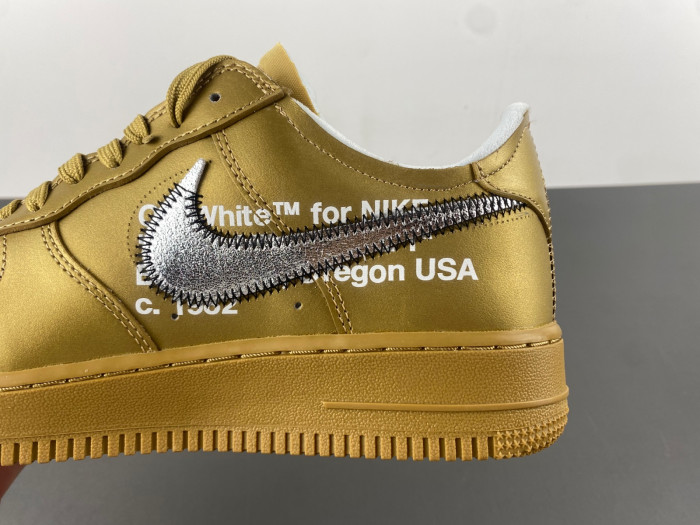 Nike Air Force 1 Low Off-White Gold AO4297-800